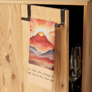 Courage Affirmation Special Geschirrtuch