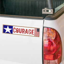 Courage Autoaufkleber