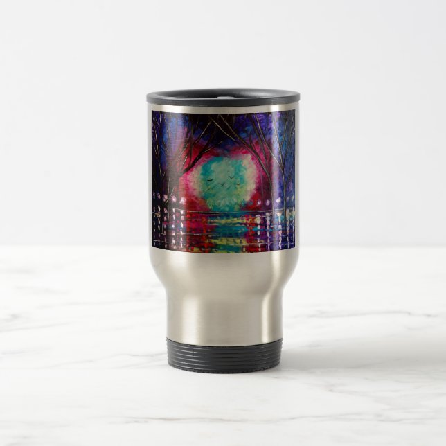 Courage de rêver la tasse de voyage (Centre)