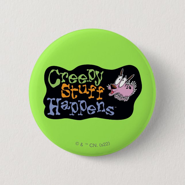 Courage des feigen Hundes | Creepy Stuff Events Button (Vorderseite)