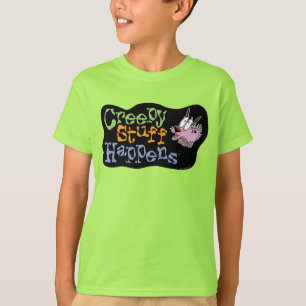 Courage des feigen Hundes   Creepy Stuff Happens T-Shirt