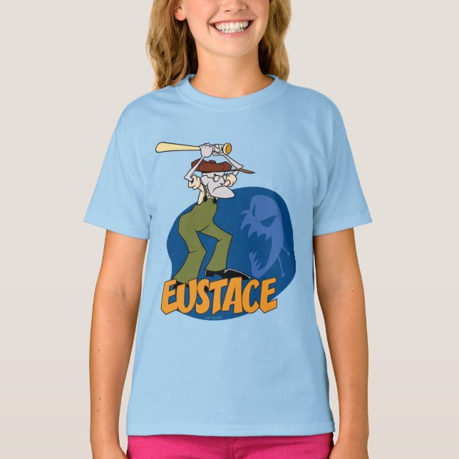 Courage des feigen Hundes | Eustace Graphic T-Shirt (Vorderseite)