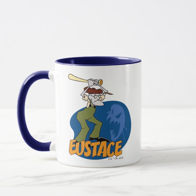 Courage des feigen Hundes | Eustace Graphic Tasse (Links)