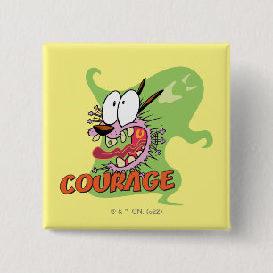 Courage des feigen Hundes   Ghost Graphic Button