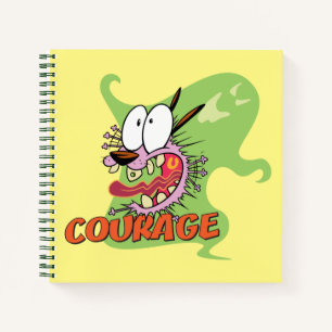 Courage des feigen Hundes Ghost Graphic Notizbuch