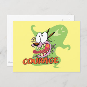 Courage des feigen Hundes   Ghost Graphic Postkarte
