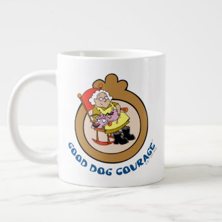 Courage des feigen Hundes | Guter Hundehaufen Jumbo-Tasse