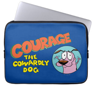 Courage des feigen Hundes   Logo anzeigen Laptopschutzhülle