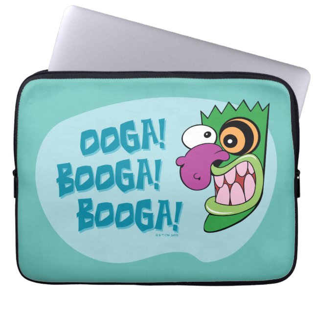 Courage des feigen Hundes | Ooga Booga Booga! Laptopschutzhülle (Vorderseite)