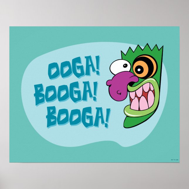 Courage des feigen Hundes | Ooga Booga Booga! Poster (Vorne)