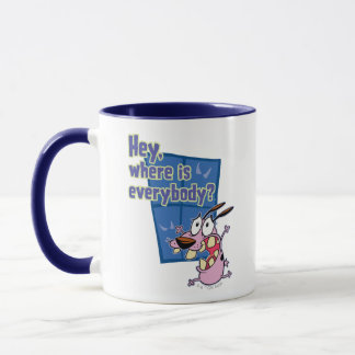 Courage des feigen Hundes | Wo sind alle? Tasse