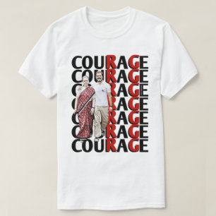 Courage d'expression sage du T-shirt Rahul Gandhi
