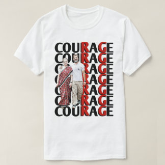 Courage d'expression sage du T-shirt Rahul Gandhi