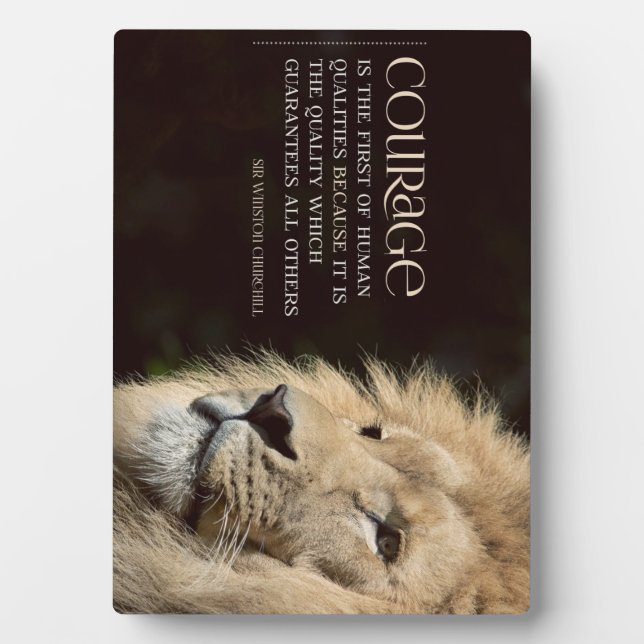 Courage Fotoplatte (Vorderseite)