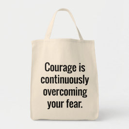 Courage Grocery Tote Bag Tragetasche