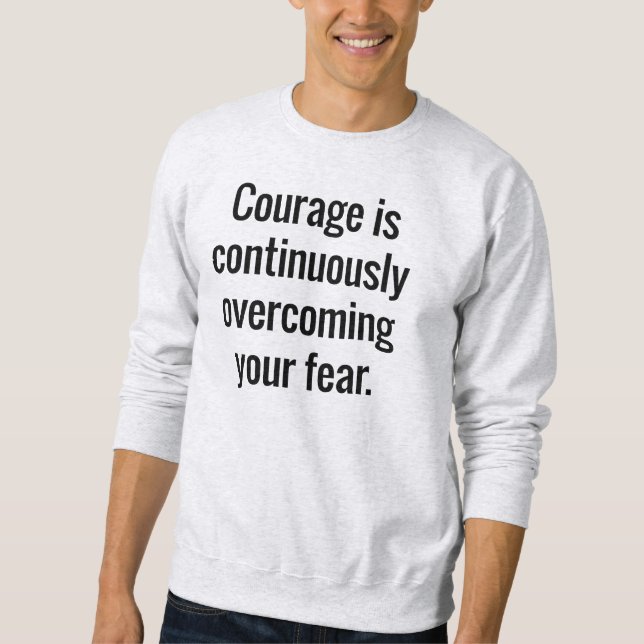 Courage Men Basic Sweatshirt (Vorderseite)
