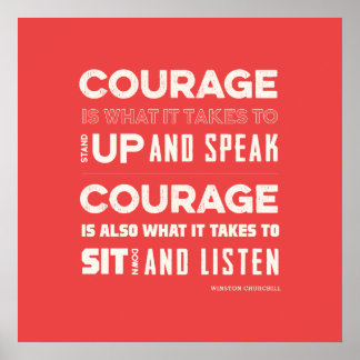Courage Poster