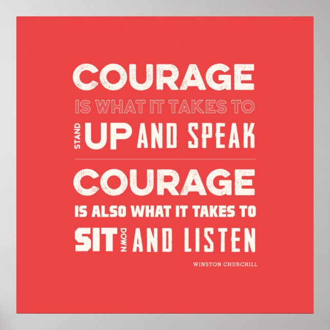 Courage Poster (Vorne)