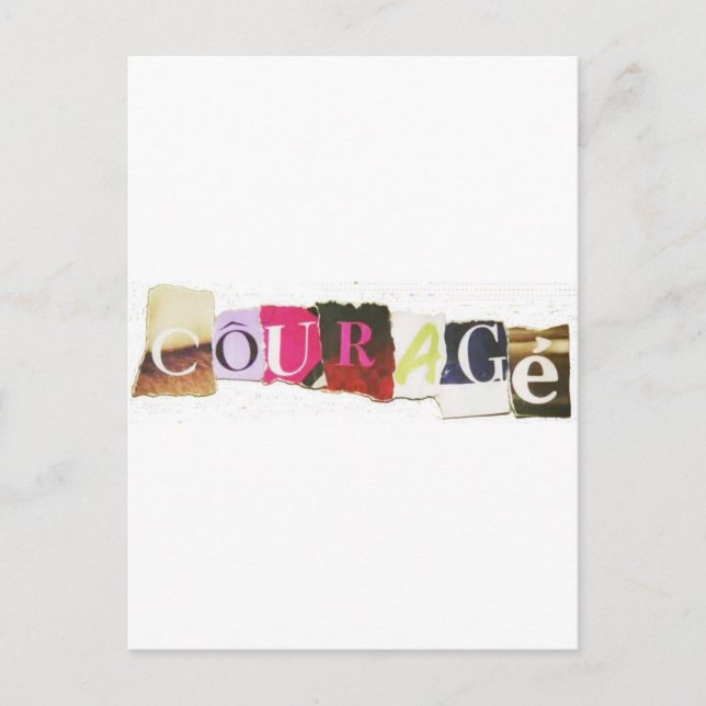 Courage Postkarte (Vorderseite)