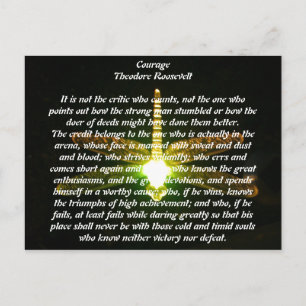 Courage Postkarte