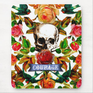 Courage Skull Mousepad