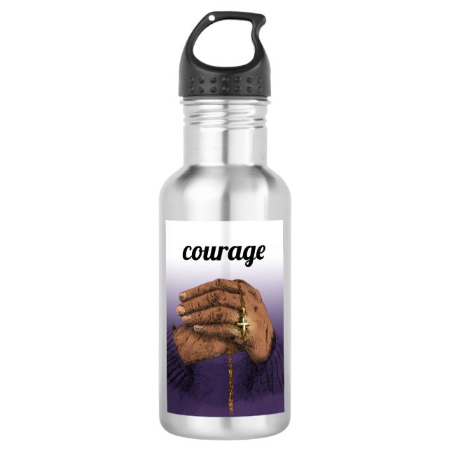 Courage Stainless Steel Wasserflasche (Vorderseite)