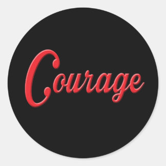 Courage Sticker - Set von 20 Jahren
