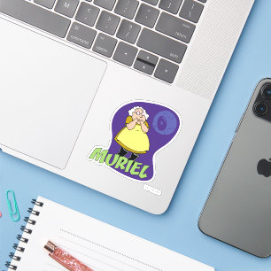 Courage the Cowardly Dog   Muriel Graphic Aufkleber