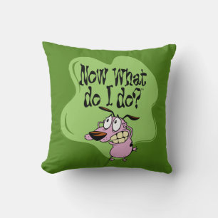 Courage the Cowardly Dog   Now What Do I Do? Kissen