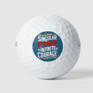 Courage Zitate, um grenzenlosen Mut zu entfachen Golfball