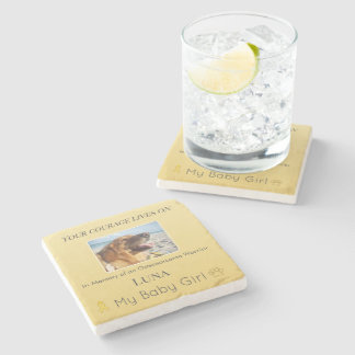 Courageous Osteosarcoma Pet Tribute Steinuntersetzer