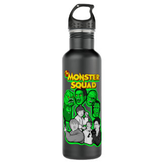 Courageous Yummy Monster Squad Character Collage G Edelstahlflasche