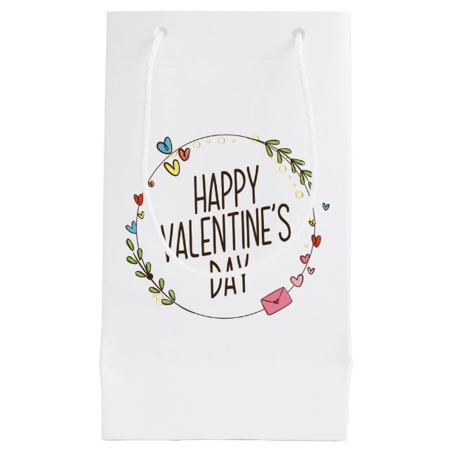 Courbe Heureuse Sainte-Valentin simple | Sac Cadea (Devant)