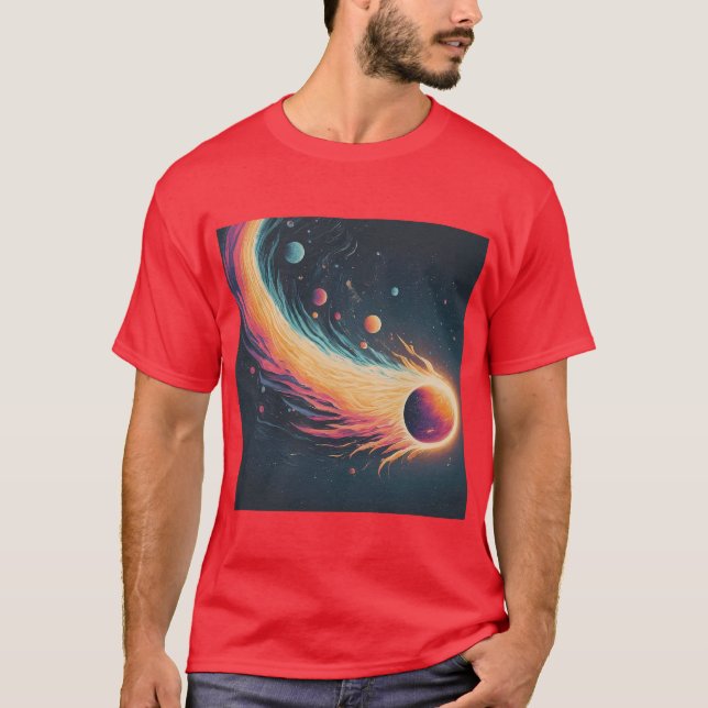 ** Courbes de comète T-shirt conceptions ** (Devant)