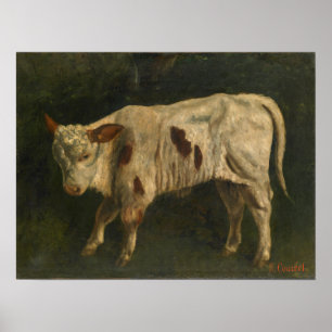 Courbet - Das Kalb Poster