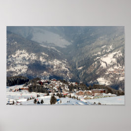Courchevel 1850 3 Valleys Französische Alpen Frank Poster