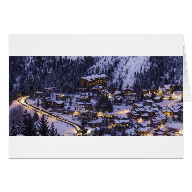 Courchevel Mountain Snow (Vorderseite (Horizontal))