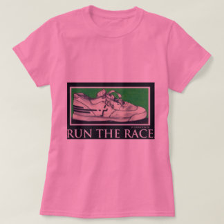Courez le T-shirt de course