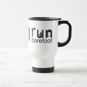 Courez nu-pieds anniversaire de la tasse de