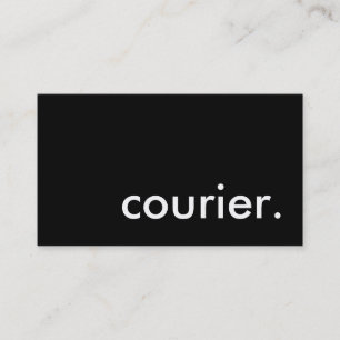 courier. visitenkarte