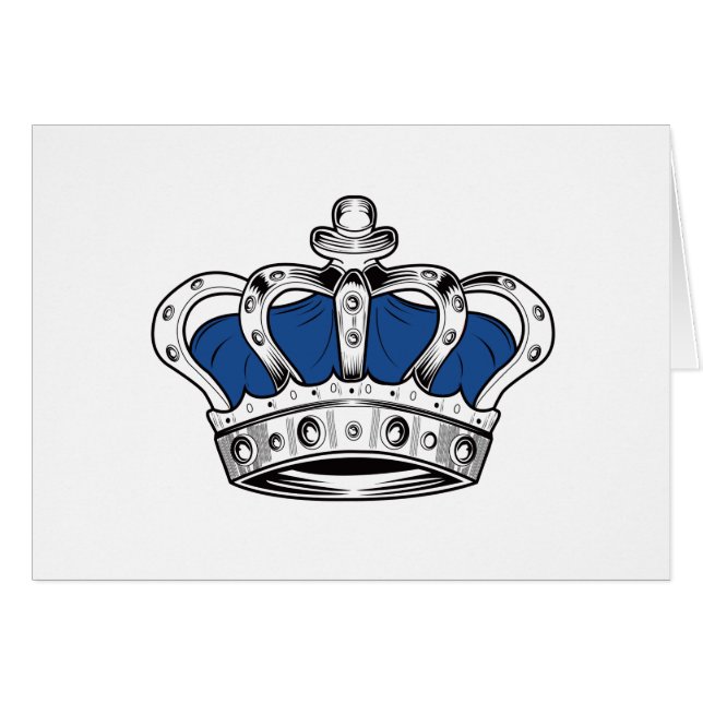 Couronne - Bleu (Devant horizontal)