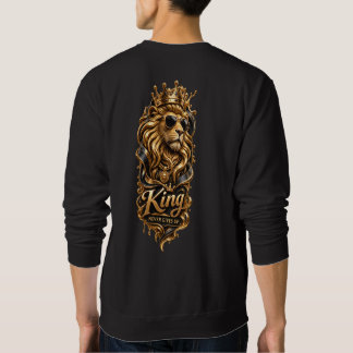 Couronne de Lion Roi Sweatshirt – Royal pour Homme