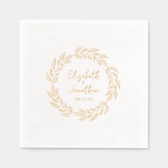 couronne de Mariage Feuille ID1056 (Recto)