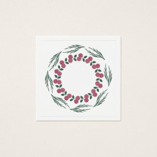 Couronne de Noël de branches et de baies