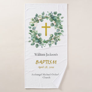 Couronne de verdure cadeau de baptême orthodoxe
