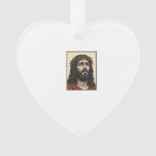 Couronne d'épines vintage portrait religieux art v