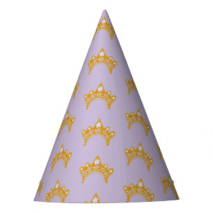 Couronne dorée en lilas fille princesse chapeau d'
