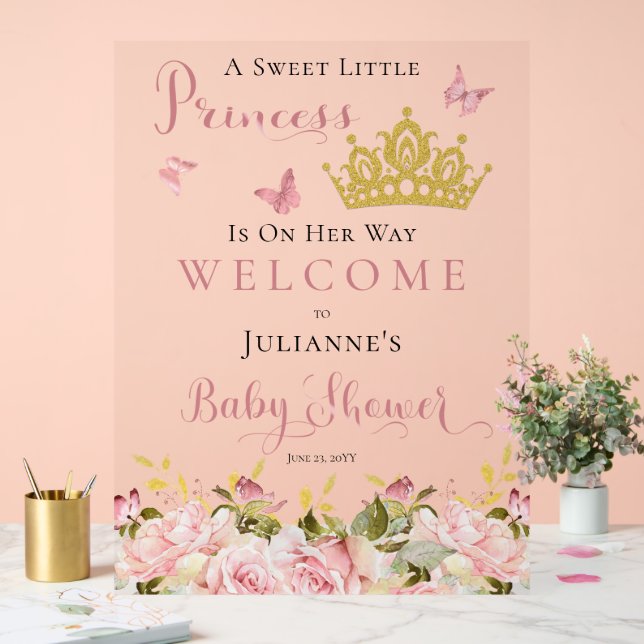 Couronne | Papillons Floral Princess Baby shower (Mariage)