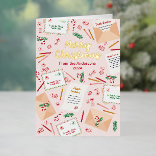 Courrier et lettres de vacances à Père Noël - Joye