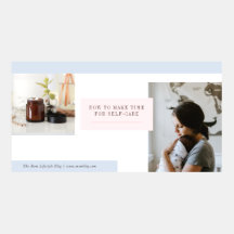 Courrier minimal Facebook de blog